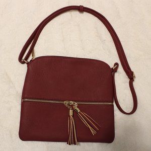 Maroon Crossbody Purse